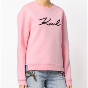 New with tags karl lagerfeld plexi logo shirt XS